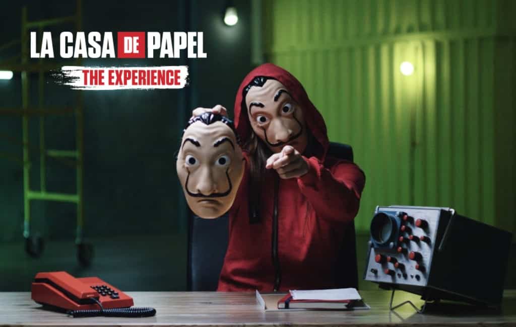 De ‘Casa de Papel Experience’ in Madrid voor de fans van de Netflix serie