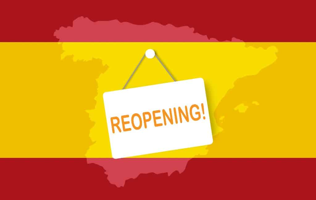 Welke regioās provincies in Spanje gaan naar de-escalatiefasen 1 en 2