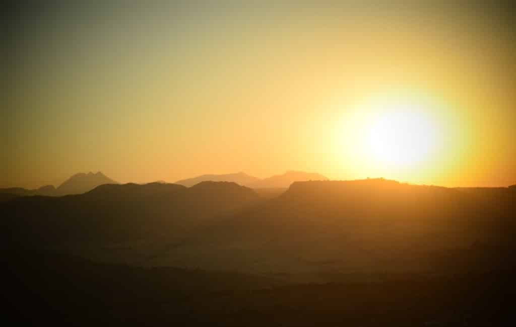 Voor het eerst minder dan 200 uur zon in Málaga