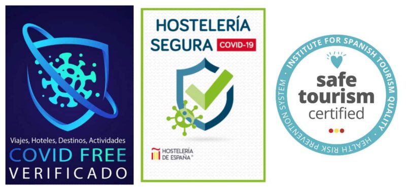 Hebben de ‘covid-free’ en ‘libre de covid’ badges wel zin in Spanje