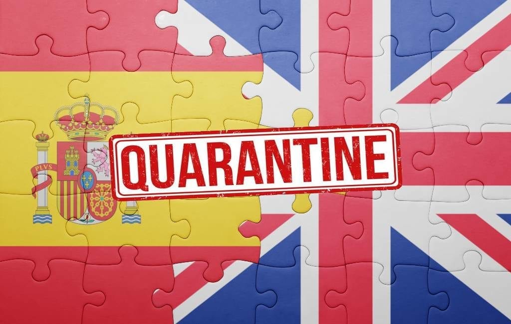 Geen verplichte quarantaine meer voor Engelsen die uit Spanje reizen