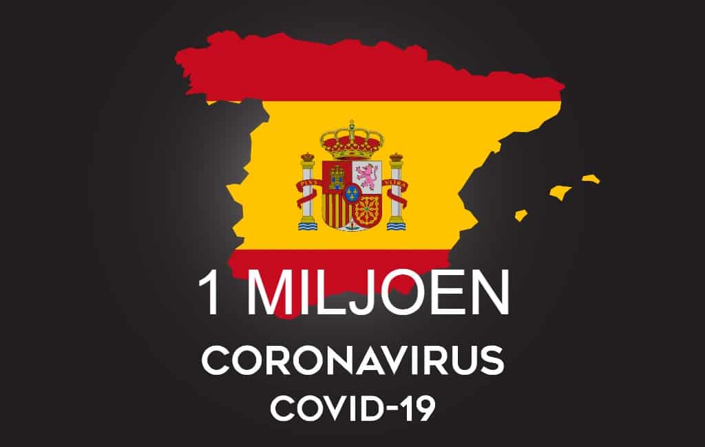 1 miljoen positief geteste personen in Spanje en meer dan 34.000 doden