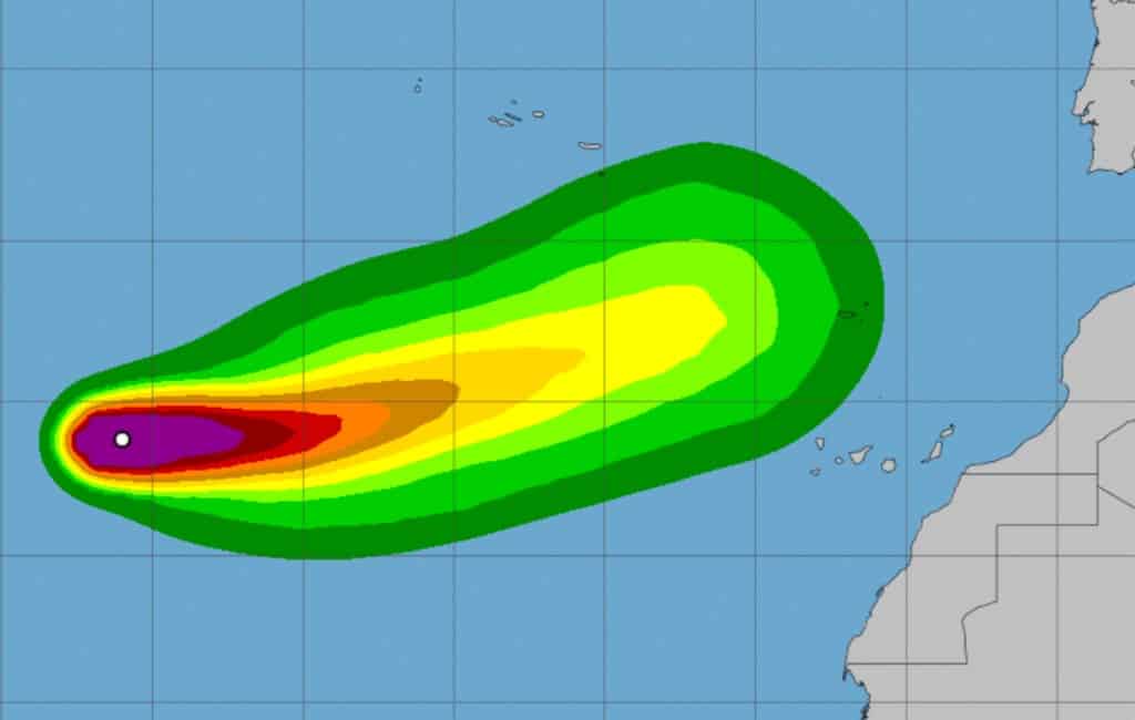 Canarische Eilanden bereiden zich voor op komst tropische cycloon