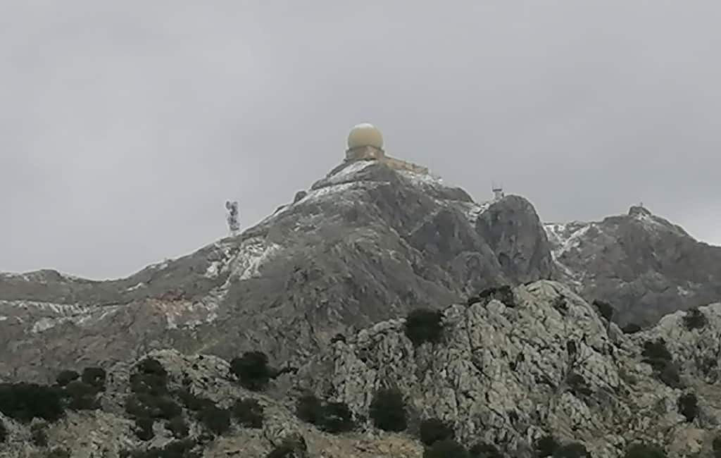 Eerste sneeuw van deze winter op Mallorca gevallen