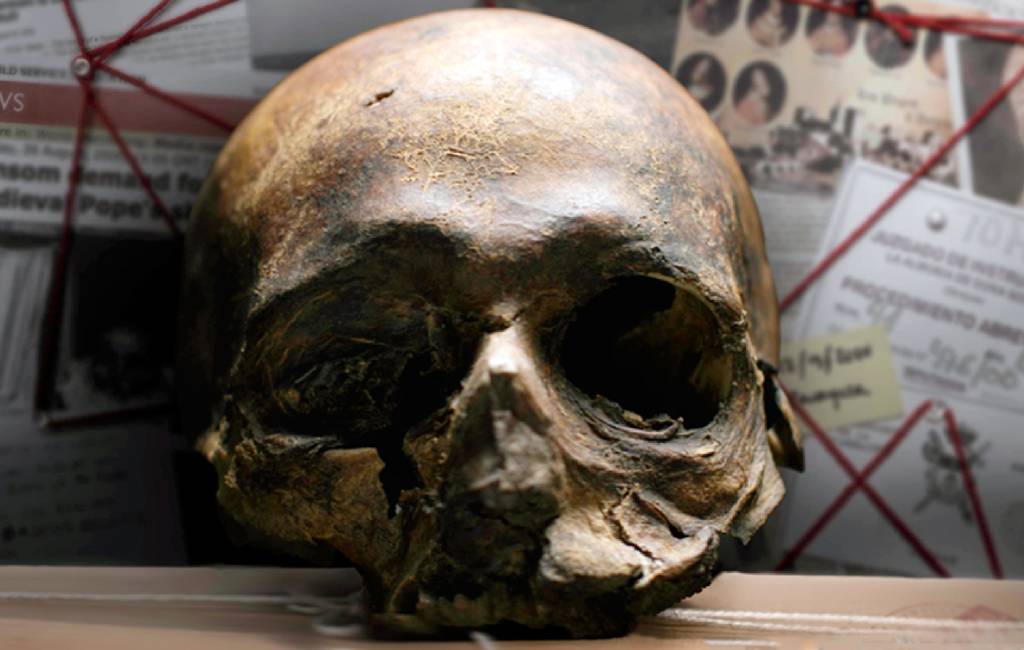 21 jaar geleden werd in Aragón de schedel van Paus Papa Luna gestolen