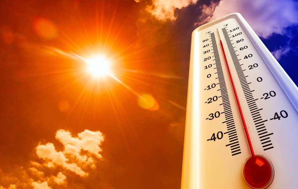 Hoogste temperatuur van Spanje werd zondag gemeten in Elche: 37,7 graden