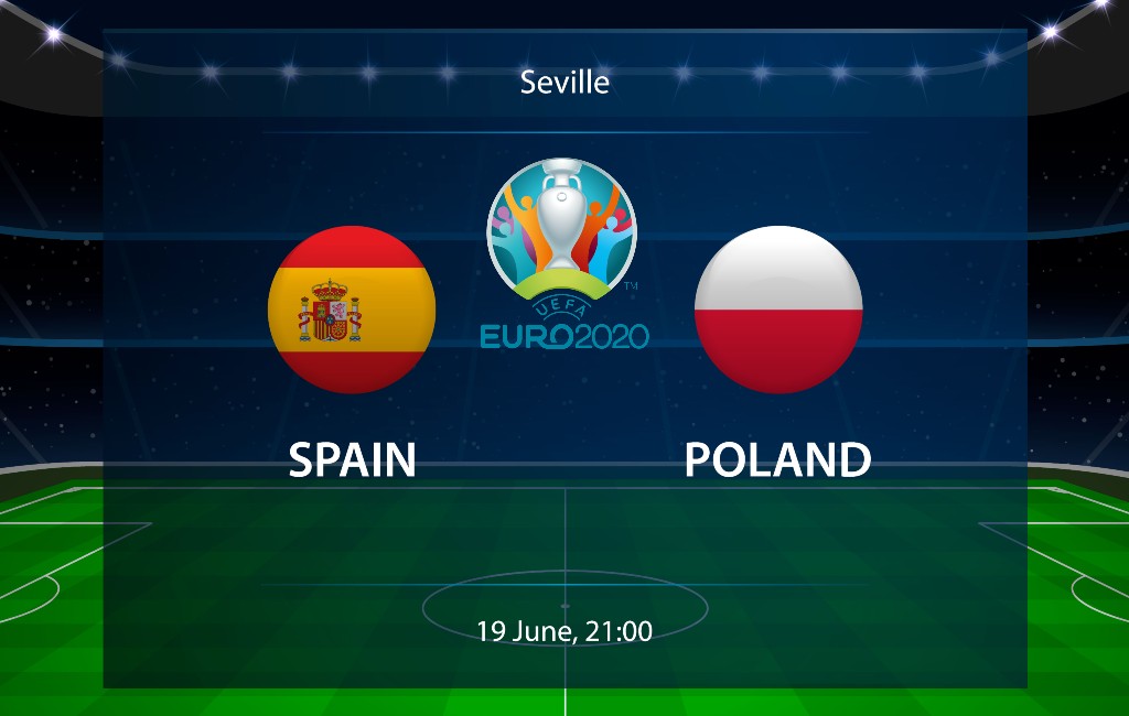 EK-2021 19 juni: Spanje speelt tweede groepsfase wedstrijd tegen Polen