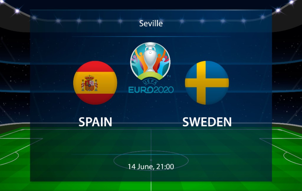 EK-2021 14 juni: Spanje speelt eerste groepsfase wedstrijd tegen Zweden