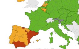 Nieuwe corona-kaart Europees Centrum voor ziektepreventie met meer rode gebieden in Spanje