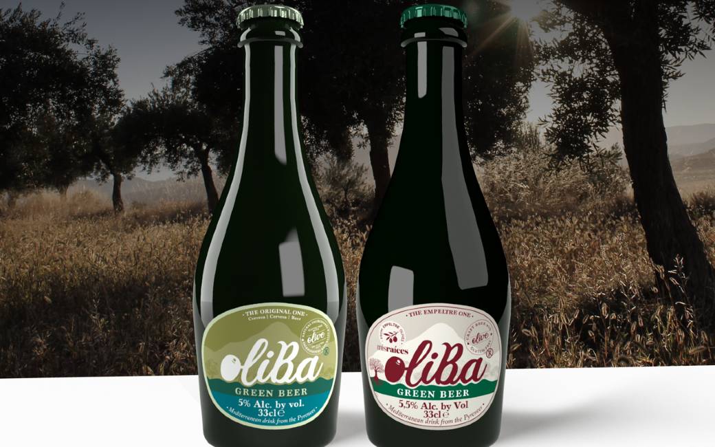 Nieuw biertje: Oliba Green Beer gemaakt van Spaanse olijven