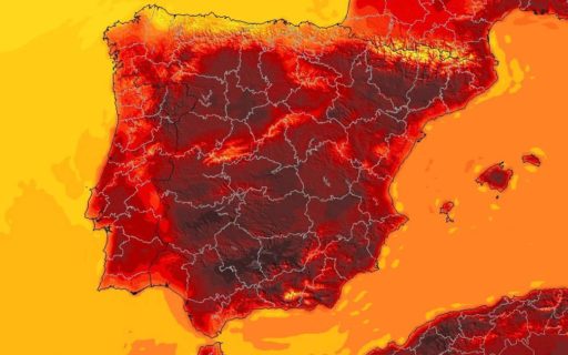 Spanje wordt een ‘Iberische oven’ met temperaturen die tot 44 graden kunnen stijgen