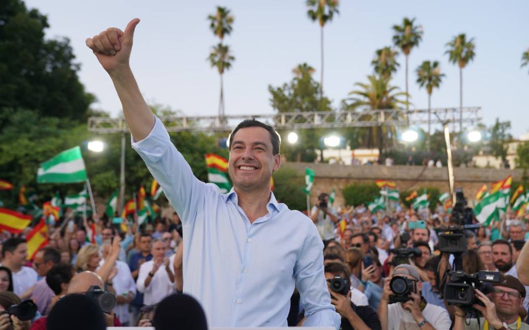 Partido Popular (PP) wint overtuigend regionale verkiezing Andalusië