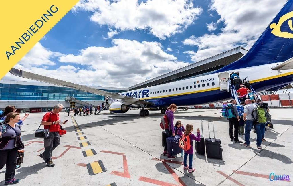 Ryanair heeft 160 duizend vliegtuigstoelen vanaf 21,99 euro in de weekenduitverkoop