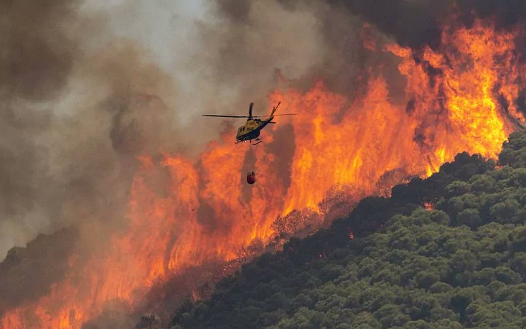 Is de brand in de Sierra de Mijas aan de Costa del Sol aangestoken?