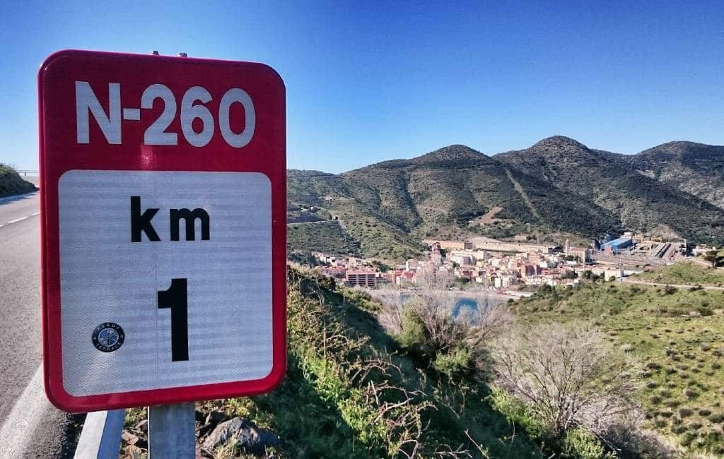 Van oost naar west Spanje via de N-260 door de Spaanse Pyreneeën