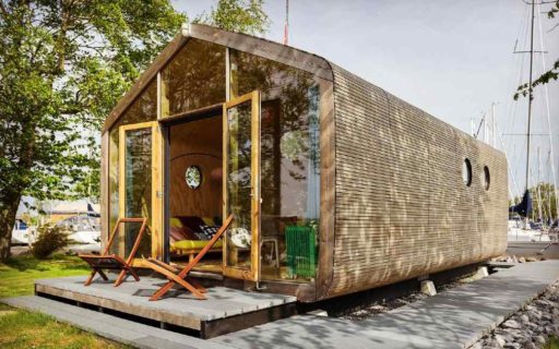 De Nederlandse prefab woning Wikkelhouse van karton en hout vanaf 40.000 euro