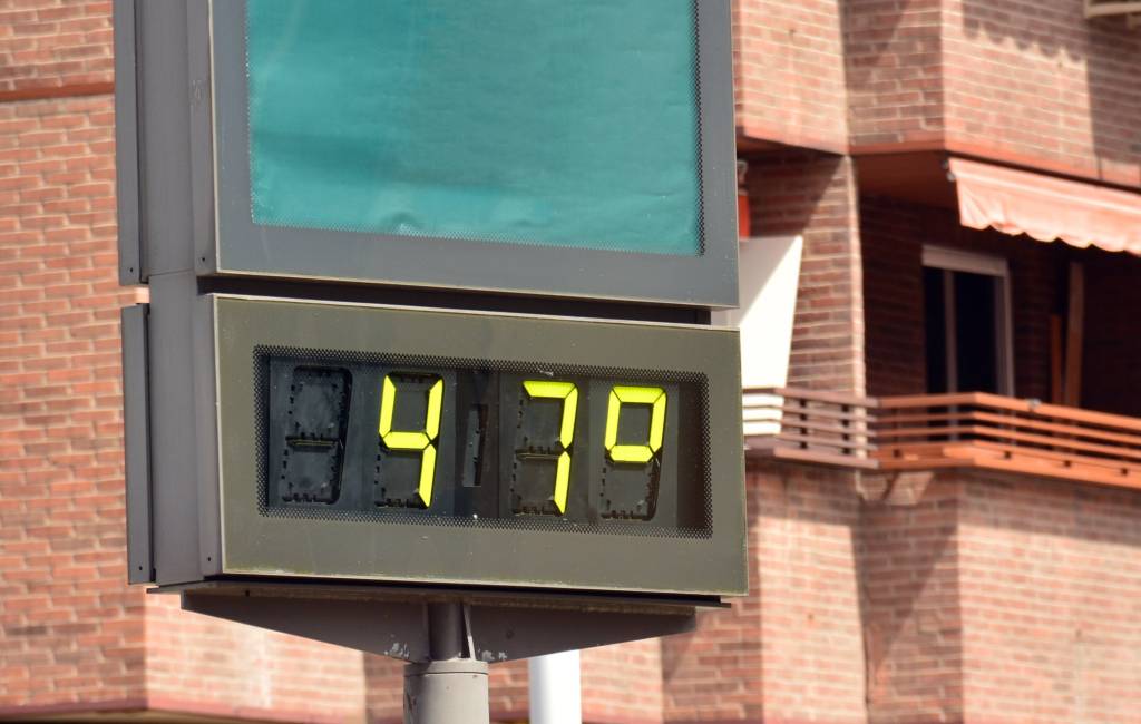 Officieel hoogst gemeten temperatuur van Spanje is hoger geworden: 47,6 graden