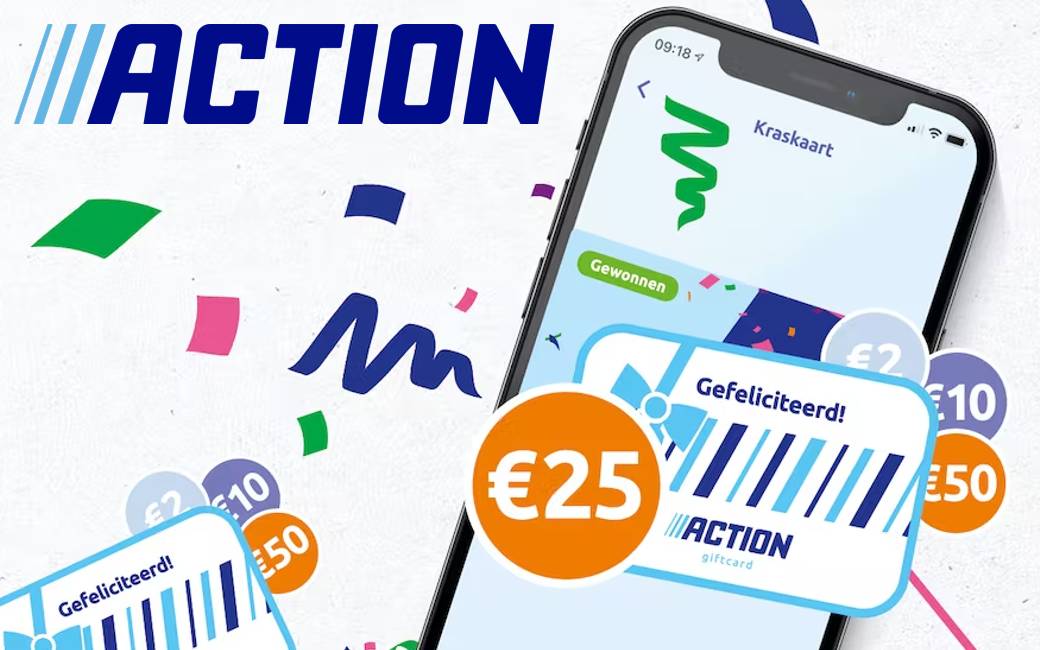 Nederlandse winkelketen Action in Spanje begonnen met ‘Mi Action’ en een ‘kras en win’ actie