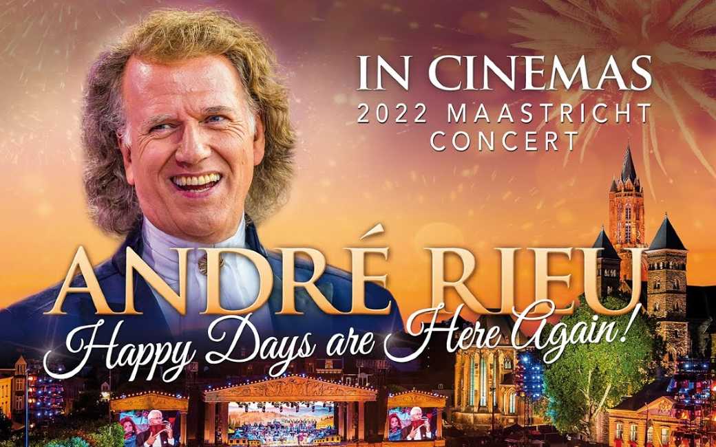 André Rieu in Maastricht nog tot 29 september in de bioscoop te zien in Spanje