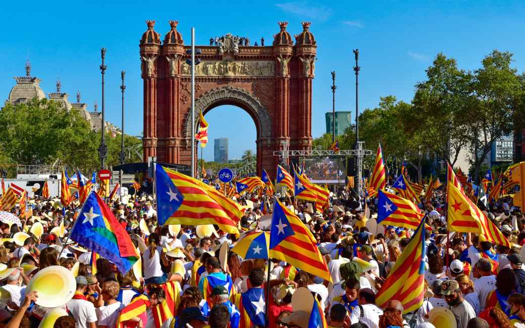 Laagste opkomst van de afgelopen tien jaar bij de ‘La Diada’ manifestatie in Barcelona
