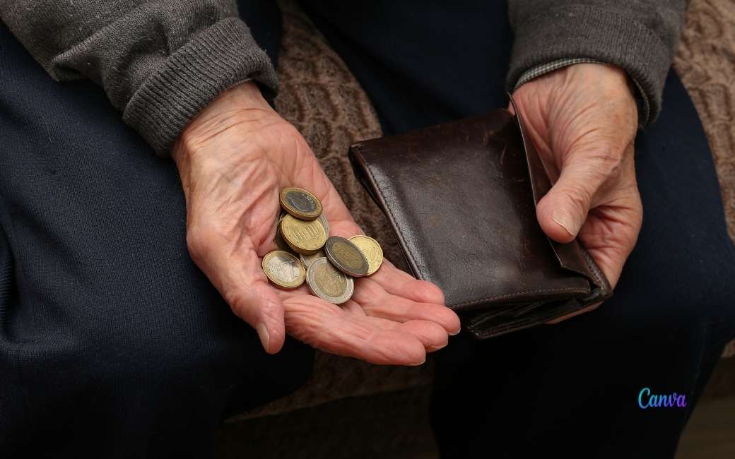 Wat is het gemiddelde pensioen voor iemand die nooit een bijdrage heeft geleverd in Spanje?