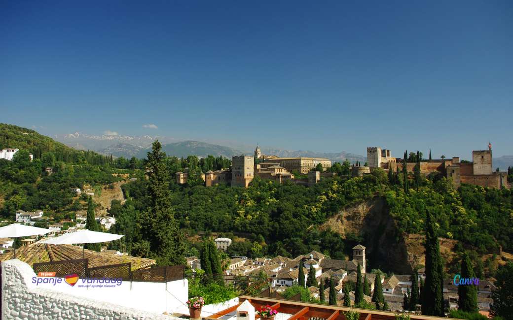 Het Alhambra in Granada wil ontruiming dozijn bezette grotten naast het monument