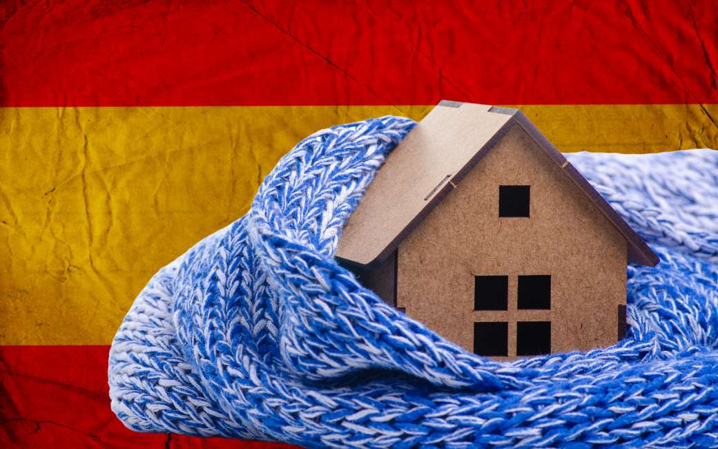 Het noorden van Spanje gebruikt gas en het zuiden elektriciteit voor de huisverwarming