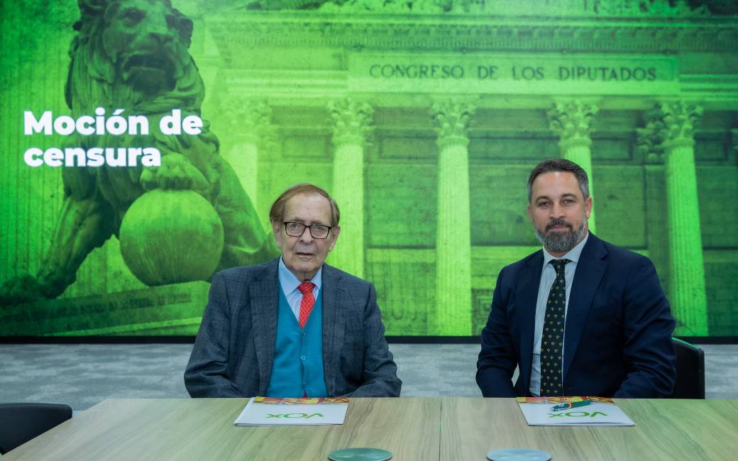 Politieke partij VOX gaat de zesde motie van wantrouwen ooit in Spanje indienen