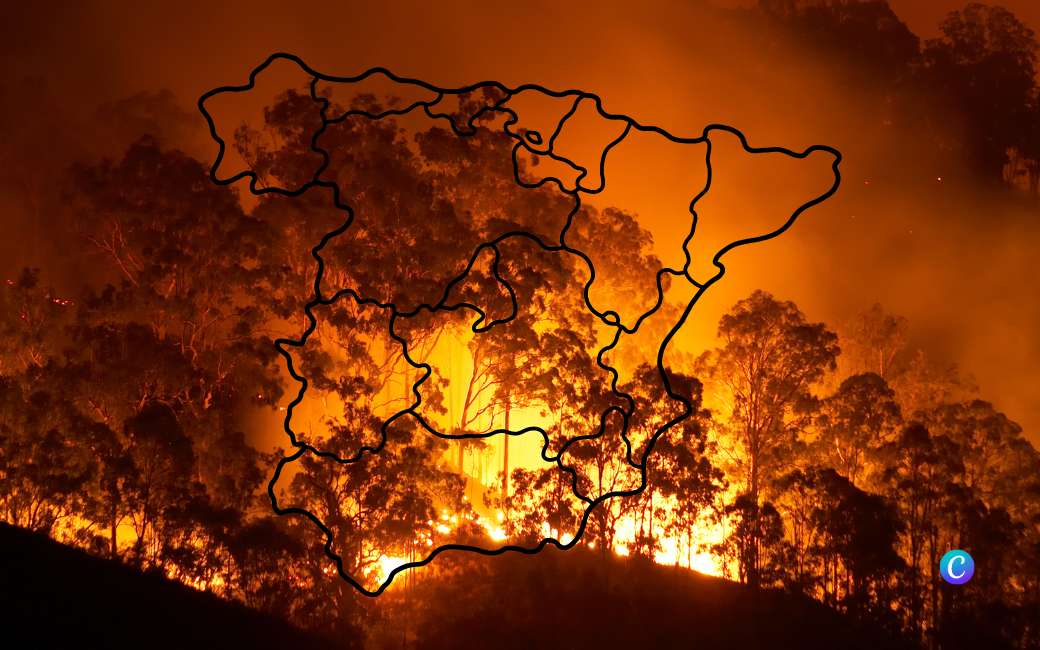 Bosbranden verwoesten in Spanje tot eind april 40.000 hectare natuur
