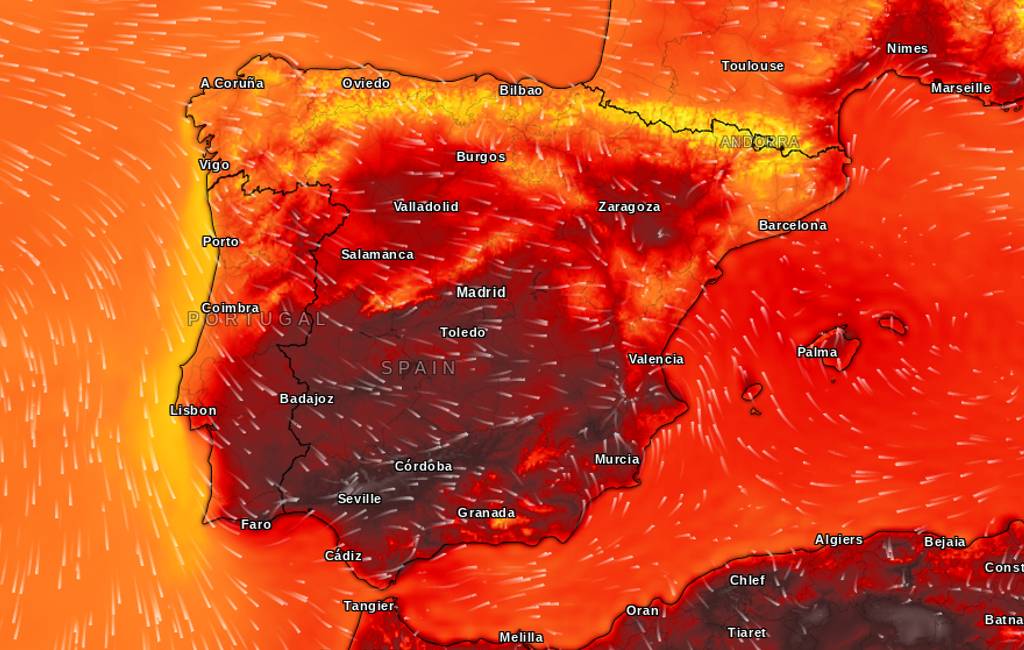 Tweede hittegolf deze zomer kan de temperatuur laten stijgen tot 49 graden in Spanje