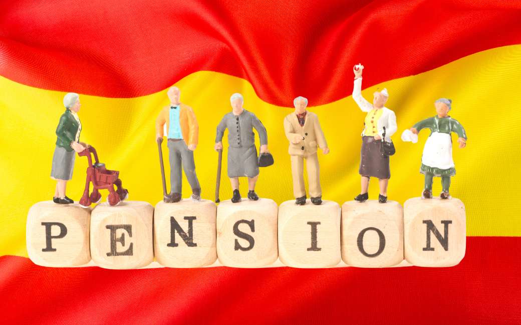 Gemiddelde ouderdomspensioen Spanje in juli (2023) is 1.375 euro