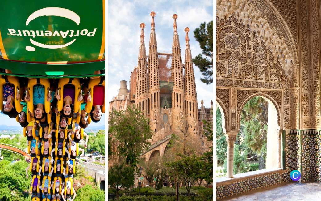 Pretpark PortAventura en Gaudí worden het meest toeristisch bezocht in Spanje