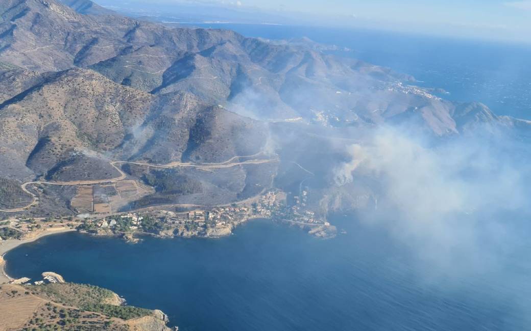 Grote bosbrand aan de Costa Brava met 435 ha verwoeste natuur