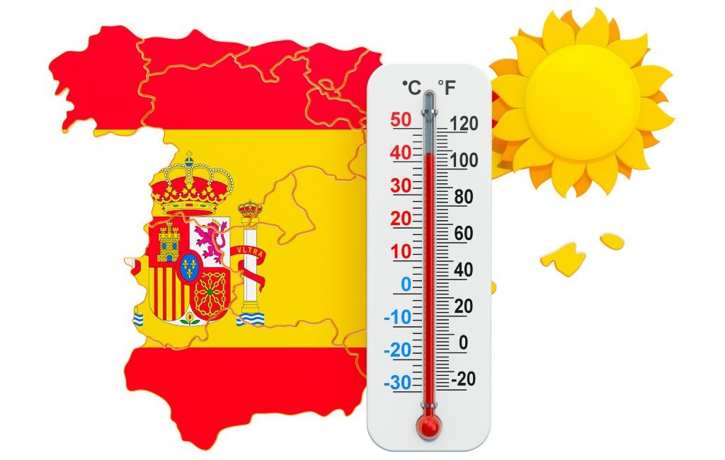 Spaanse weerdienst verlengt de huidige hittegolf met twee dagen tot en met zondag