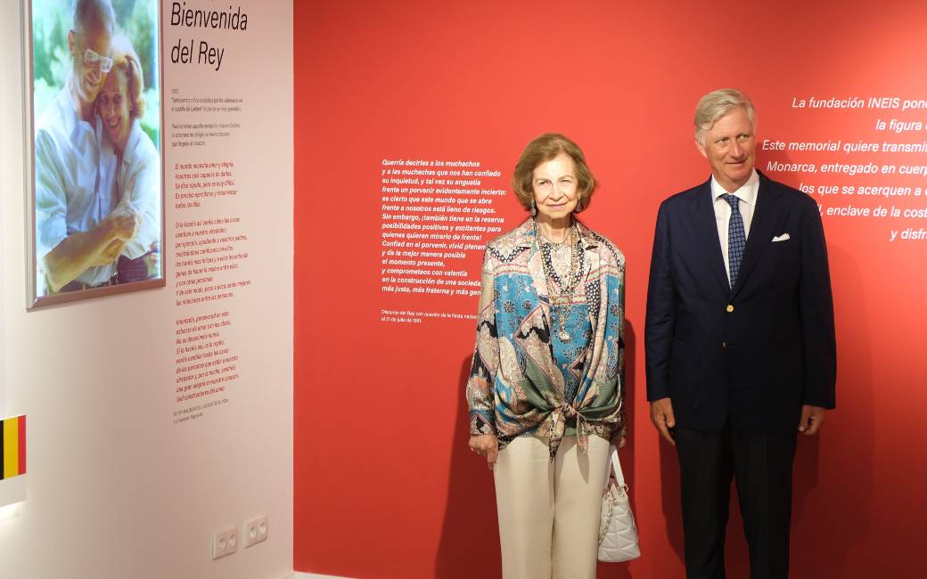 Doña Sofia samen met Belgische koning aanwezig bij opening koning Boudewijn museum in Granada