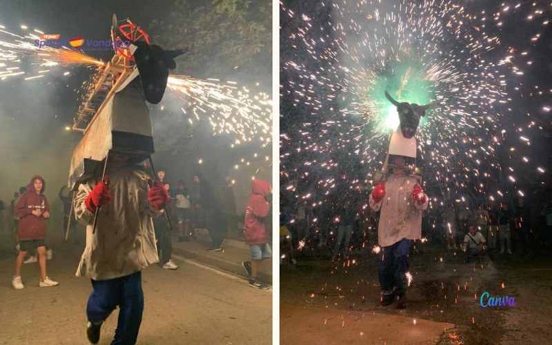 Nieuwe vuurwerkwet in strijd met het feest van de 'toro del fuego' (vuurstier)