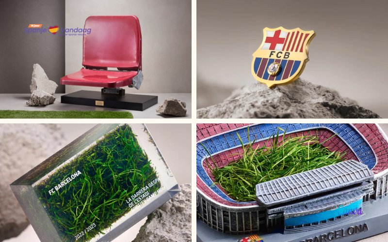 FC Barcelona verkoopt oude Camp Nou stoelen, diamanten en andere memorabilia