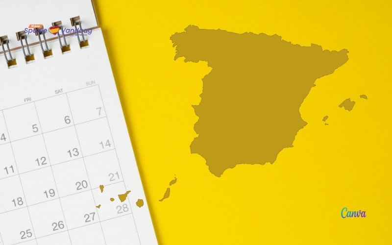 Overzicht van de volgende nationale feestdagen in Spanje dit jaar