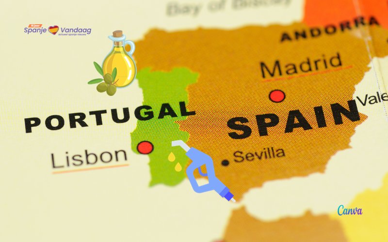 Grensbewoners gaan naar Spanje en Portugal voor olijfolie en brandstof