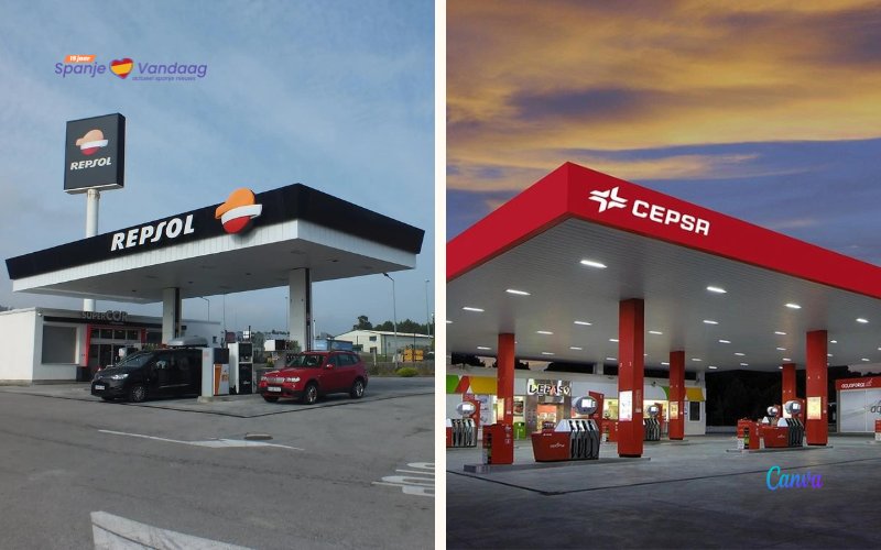 Repsol en Cepsa hebben een op de vier tankstations in Spanje
