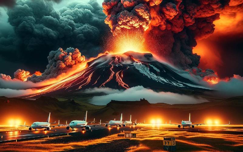 Moet het vliegverkeer naar Spanje zich zorgen maken om de vulkaanuitbarsting op IJsland?