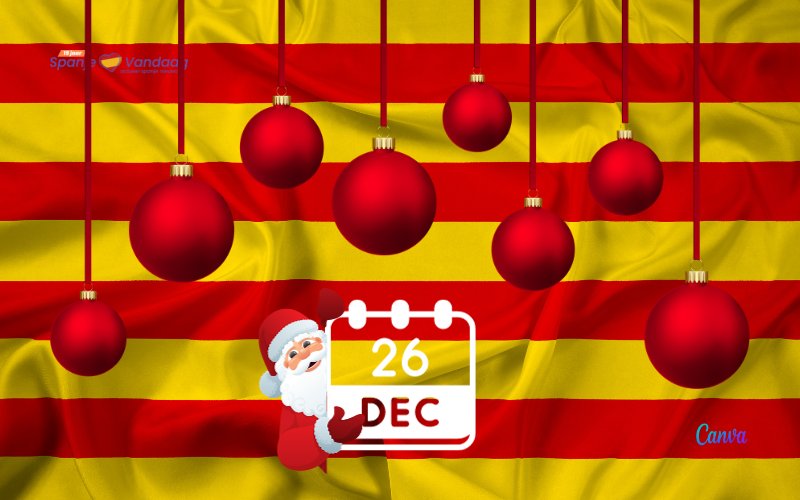 Tweede Kerstdag wordt in Spanje alleen in Catalonië gevierd
