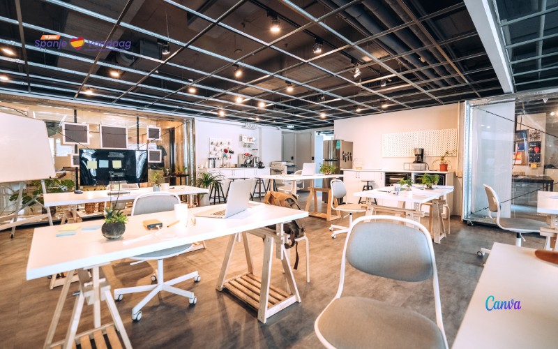 Coworking is een groeiende trend in de Spaanse steden en het platteland