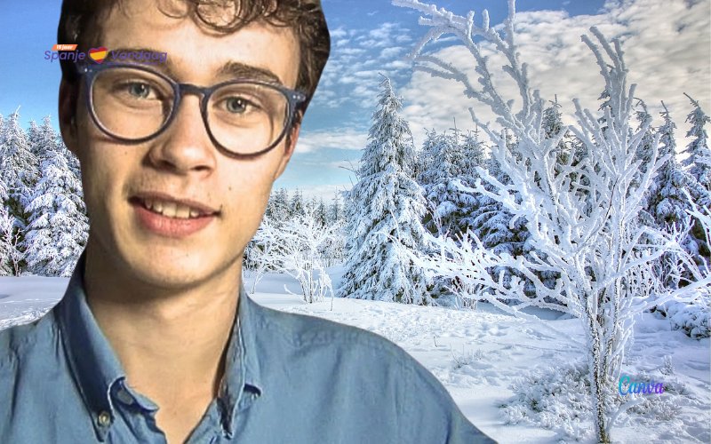 De 17-jarige weersvoorspeller Jorge Rey waarschuwt Spanje voor de koudste winter van de afgelopen 145 jaar