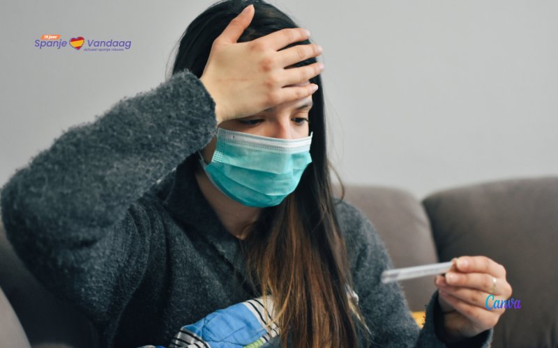 Spain recommends using face masks and working from home due to rising numbers of influenza and COVID-19 cases