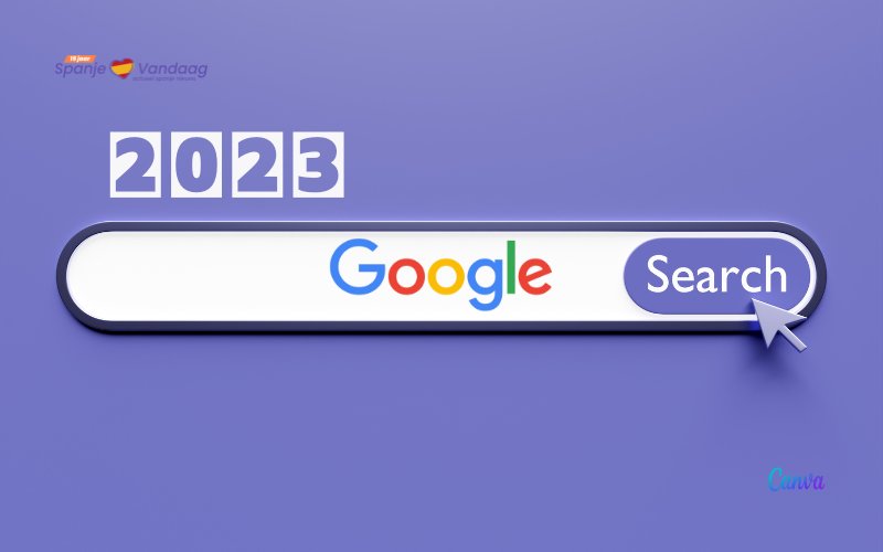 Wat waren de populairste zoekopdrachten in Google in 2023 in Spanje?