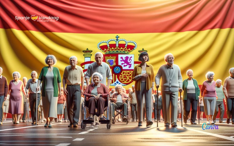 Gemiddelde ouderdomspensioen Spanje in februari (2024) is 1.437 euro