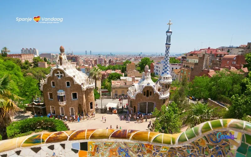 Park Güell in Barcelona ontvangt helft minder bezoekers in 2023