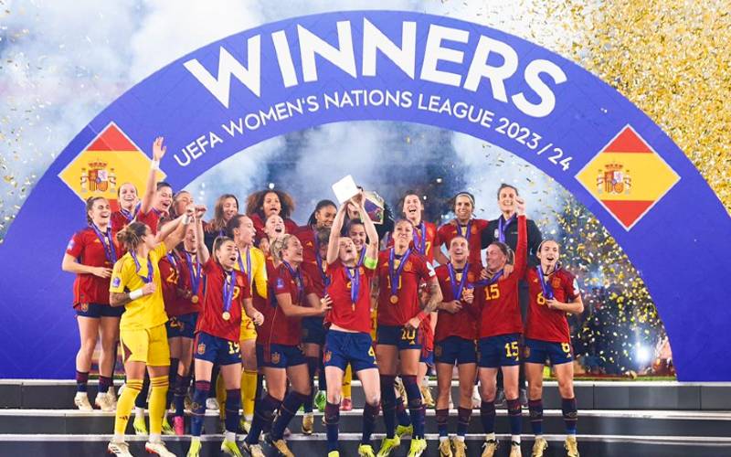 Spanje wint de UEFA Nations League voor vrouwen
