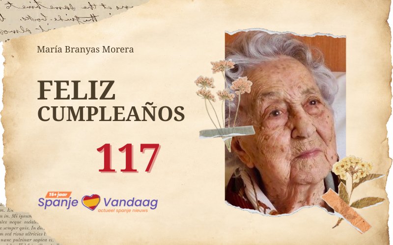 Langstlevende vrouw ter wereld is in Girona 117 jaar geworden